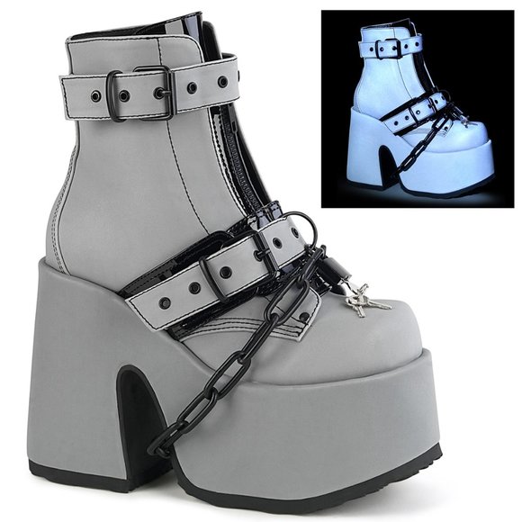 Platform Gothic High Heel Ankle Boots - Picture 2 of 5
